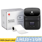 Phomemo Label Printer M110 Label Maker Barcode Label Printer for Address, Barcode, Clothing, Photo,Logo,Jewelry,Retail,Business