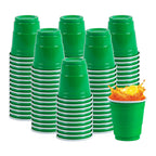 50pcs Mini Plastic Disposable Cups Drinking Cups Wine Cup for Celebration Bachelorette Party Events Wedding Birthday Supplies