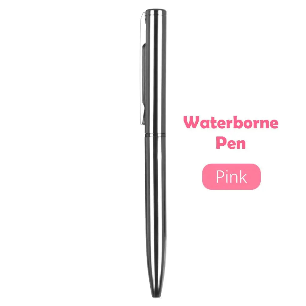 1 PC Mini Portable Waterborne Metal Ballpoint Pen Multiple Color Refills Signature Pen Advertising Pen Office School Supplies