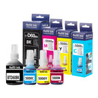 For Brother BTD60BK  BT5000 dye ink Refill Ink kit for Brother DCP-T300 T310/DCP-T500W/DCP-T700W/T800W T220/T226/T300 printer