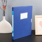 1pcs Foldable A4 File Folders, Large Capacity PP Document Storage Boxes, Suitable for Office, School, Back to School Season