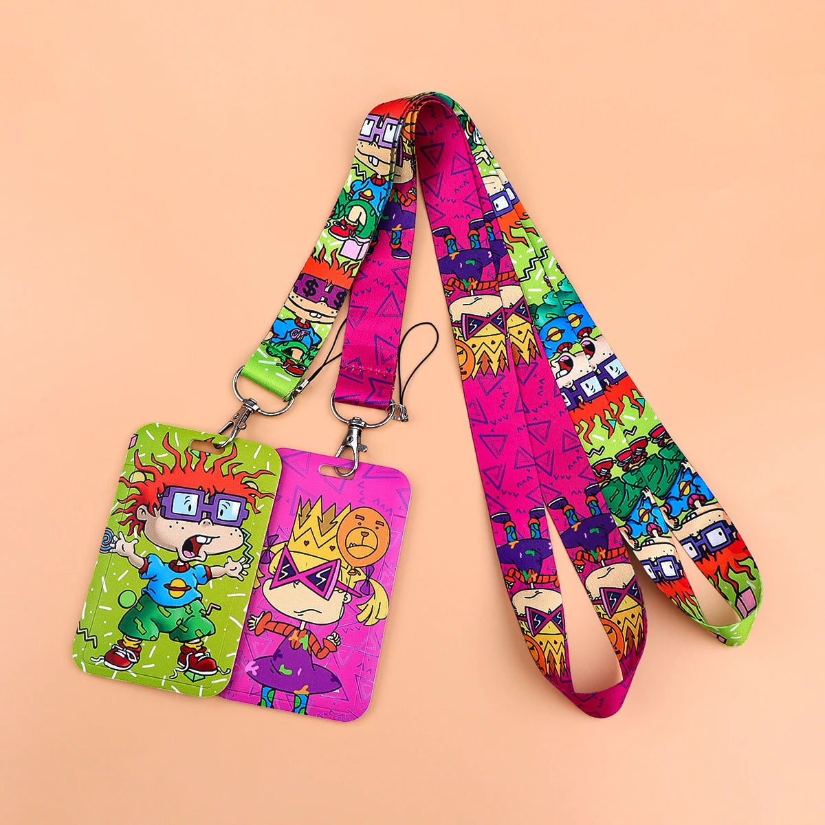 Animated Comedy Lanyard for Key Neck Strap ID Card Cell Phone Strap Badge Holder Hang Rope Keychain Accessories Gifts