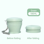 Collapsible Silicone Water Cup – Portable, Leak-Proof & BPA-Free for Travel, Hiking, Camping, Gym, Office