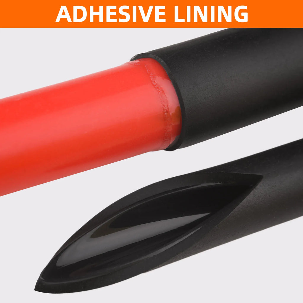 Φ4mm-Φ24mm Heat Shrink Tubing-4:1 Ratio Dual Wall Adhesive Lined Shrinkable Wire Wrap Tube Waterproof Industrial Black