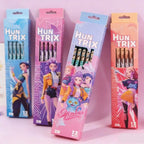 ♣Kpo-Pencils Ruler Pencil Sharpener Pen Bag Eraser Kids Cute Stationary Set Student Back To School Supplies Gift