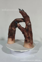 The Mummy Halloween Gloves for Adult Unisex Elastic Latex Gloves Scary Gloves Easter Day Mittens Cosplay Prop Accessories