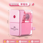 FABER CASTELL Manual Hand Crank Pencil Sharpener Sharpen 8mm in Diameter Candy Colors for Kids,Artists,Student Office Stationery