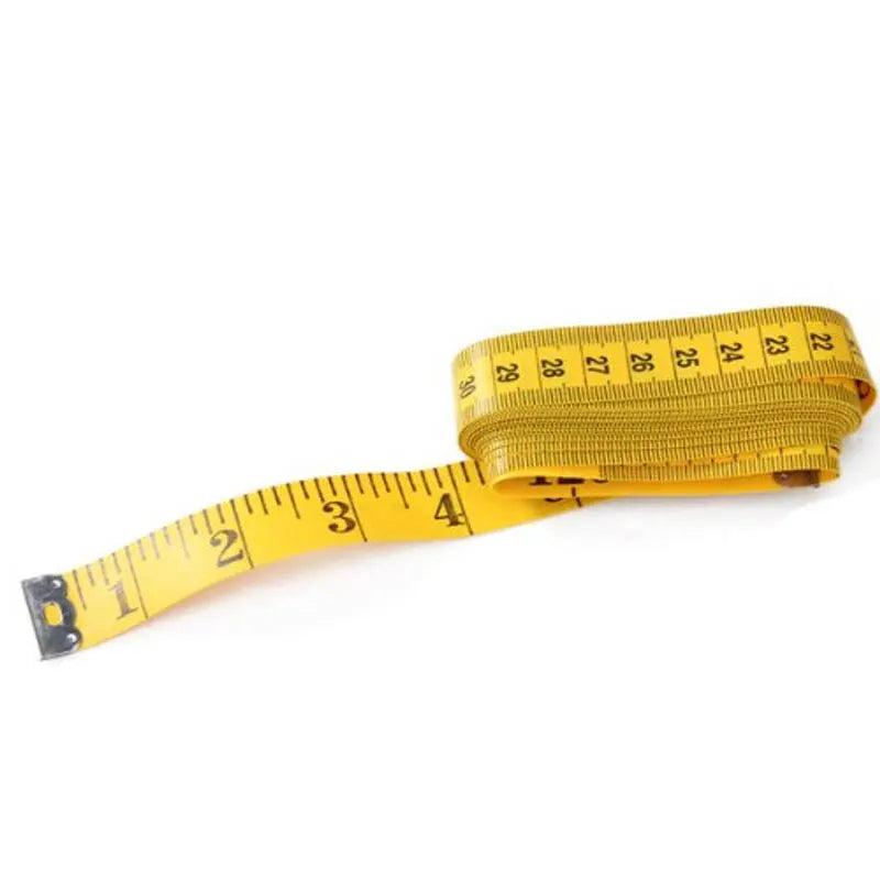 1PCS Yellow 3M Soft Sewing Tailor Tape Body Measure PVC Fiber Ruler Dressmaking diy tools Wide 2cm