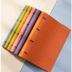 New A4 PU Leather Notebook Binder, Refillable 3/4 Round Ring Binder Cover for A4 Filler Paper, Notebook Personal Planner Binder