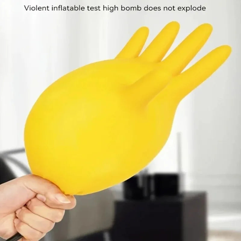 3 pairs Latex Dishwashing Gloves Women's Waterproof Household Kitchen Washing Bowl Washing Clothes Vegetable Cleaning Household