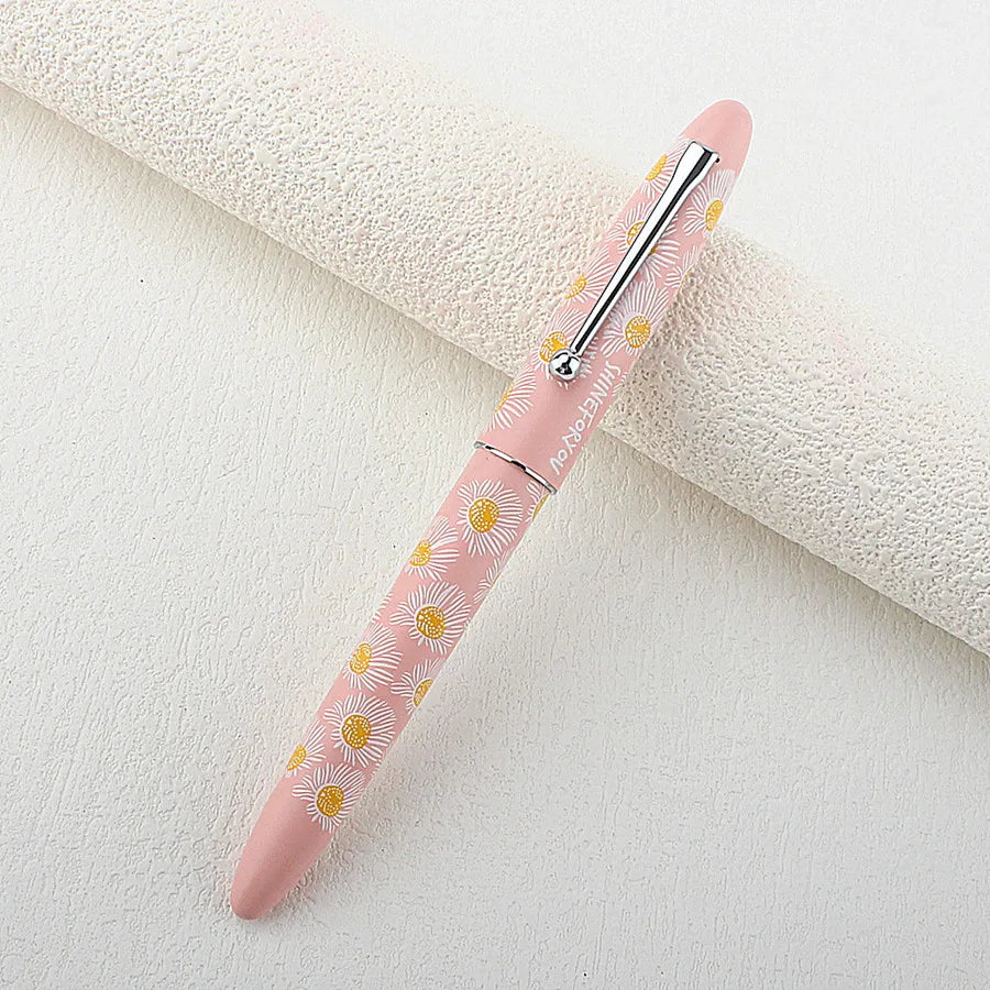 Jinhao X750 Classic Style Silver Clip Metal Fountain Pen 0.5 mm Nib Steel Ink Pens for Gift Office Supplies School Supplies