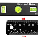 4 In 1 Digital Display Angle Ruler Protractor 3 Bubble Level Guage LCD Display Angle Measuring Tool Woodworking Accessories