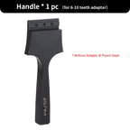 WUTA Multifunctional Leather Hole Punch Round Pricking Iron Stitching Punching Chisel Interchangeable Head Leather Craft Tools