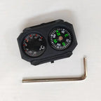 3/5Pcs RCompass Thermometer Combo 2 in 1 Tactical Airsoft AR15 M4 M16 Compact Navigation Thermometer for 20mm Rail Gun Accessory
