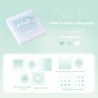 112Sheets Multifunctional Sticky Notes Portable Student Note Marker Writing Sticky Notes Self-Adhesive Easy To Apply Notepad