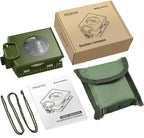 Proster IP65 Compass - Lensatic Sighting, with Clinometer & Carry Bag for Camping, Hiking, Geology
