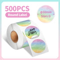 Phomemo Round Square Thermal Label Sticker Shipping Labels Color Adhesive Paper for Adress Suitable for D520 PM241-BT Printer