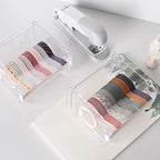 Masking Tape Cutter Washi Tape Storage Organizer Cutter Office Tape Dispenser