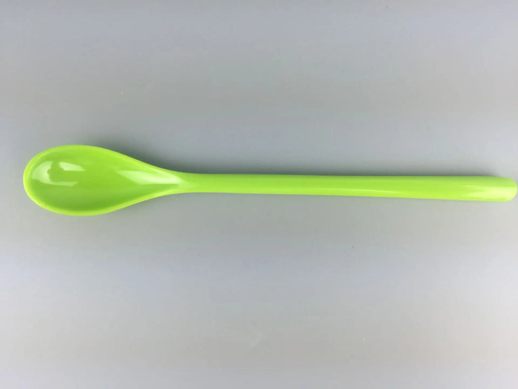 7pcs Candy Color Plastic Long Handle Dessert Spoons Dinner Tea Spoon Tableware Flatware Stirring Coffee Kitchen Scoops Soup