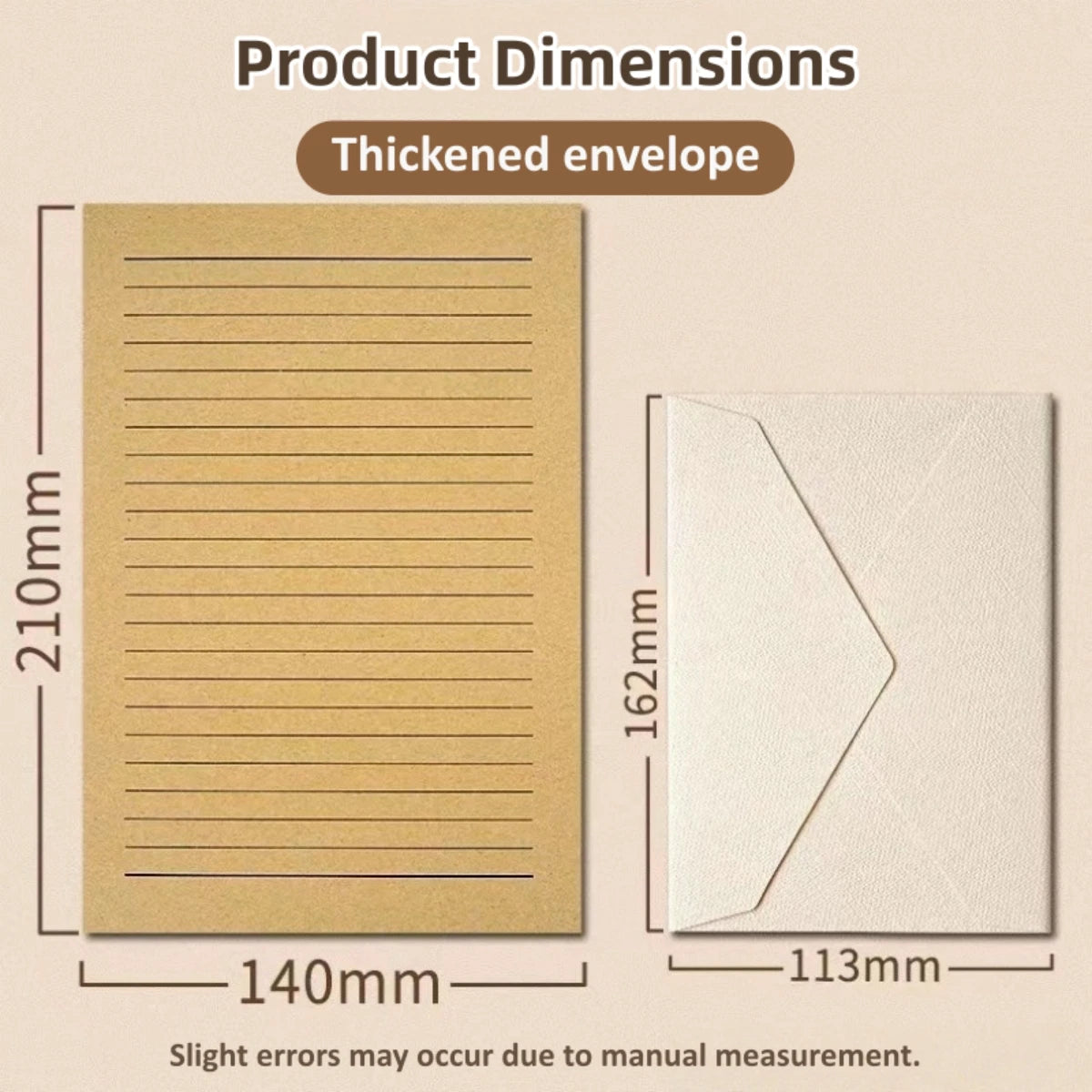 16pcs High-Quality Wedding Invitation Envelopes Special Paper Business Stationery Postcard Excerpt Envelopes