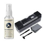 Vinyl Record Cleaner Kit Turntable LP Cleaning Brush Set Anti-Static Spray Cloth Stylus Dust Remover for Phono Gramophone