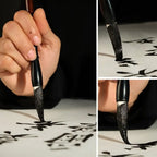 Traditional Chinese Calligraphy Brush Oil Painting Oil Watercolor Scriptures Writing Brush Wood Wolf Hair Art Paint Brush