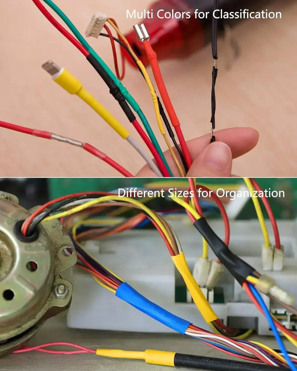 Heat Shrink Tubes Set Retractable for Cables Retractable Heat Pipe Wire Heat-shrinkable Sheath Case Tube Heat Shrink Tubing Set