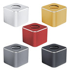 Portable Metal Pen Holder Aluminum Pen Holder with Non-Slip Pad - Versatile Desk Organizer for Bathroom & Office Supplie
