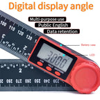 200mm 8'' Digital Angle Finder Ruler Protractor Inclinometer  Electron Goniometer  Angle Length Measuring Tool