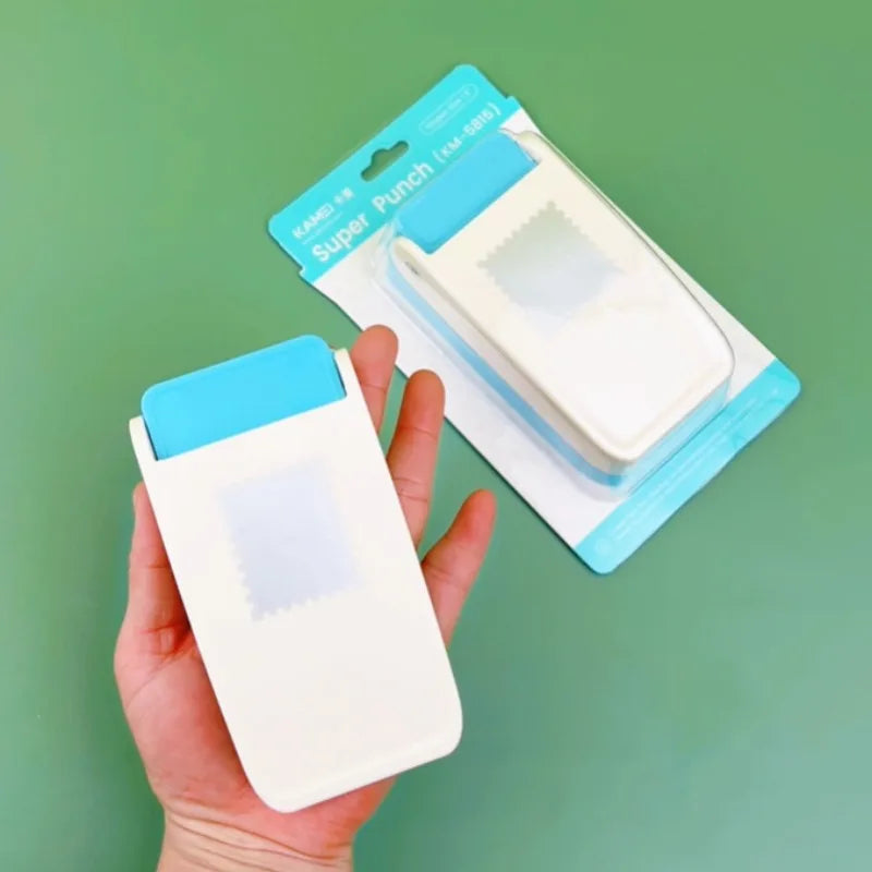 Extra Large 3.8*3.8cm Square Stamps and 3.8*3.2cm Rectangular Stamps DIY Handmade Punch Tool Effortless Stamp Embossing Machine