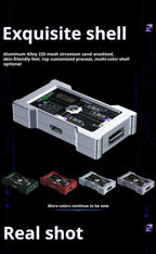 HMLAB ZNEO Gaming USB Hub - 2-to-3 Port, 8K Hz Speed, Independent Power & Built-in Screen, Stylish Gaming Desk Essential - HEMU