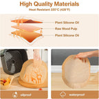 XXL 23CM Air Fryer Paper Square Parchment Paper Disposable Paper Liner Oil-proof Paper for 7-12 L AirFryer Oven Microwave Pan