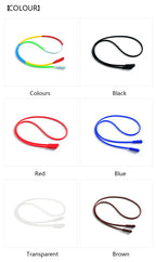 Neutral Silicone Glasses Chain Elastic Anti Slip Eyeglass Lanyard Waterproof Anti Lost Sunglasses Neck Strap Outdoor Sports