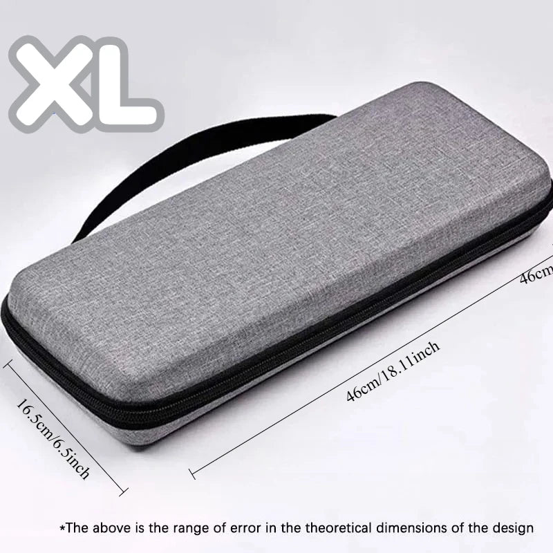 1pc EVA Protective Case for Keyboard, Waterproof Travel Storage Bag Fits 61 Key 87 Key 104 Key Full Size Mechanical