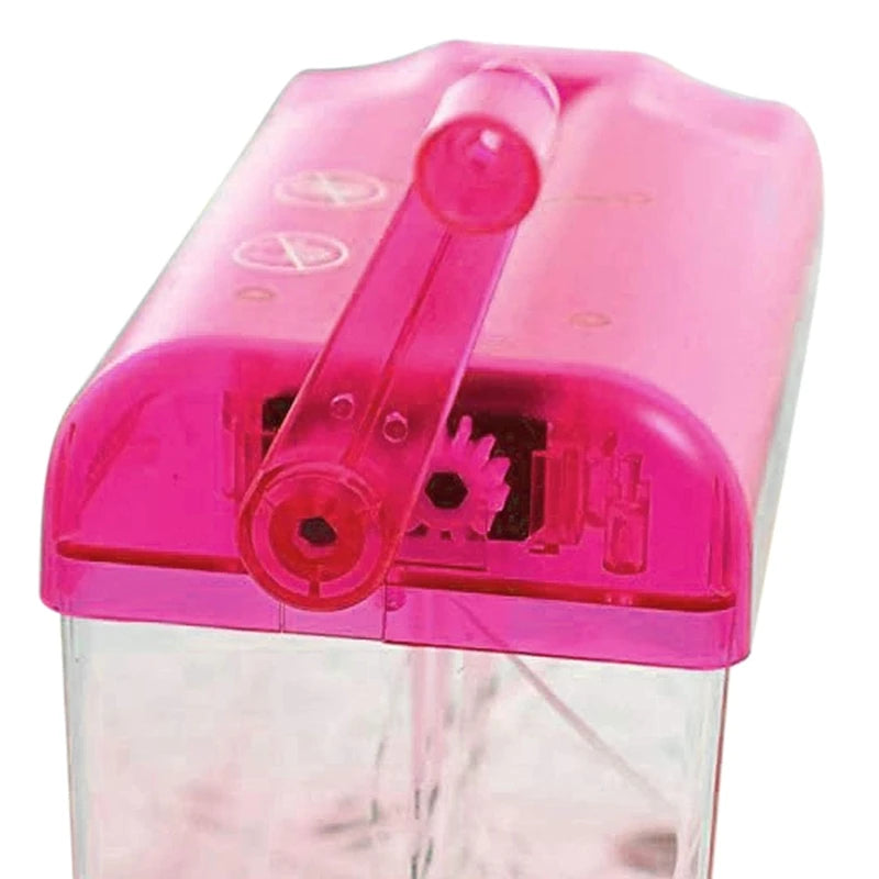 Mini Manual Shredder Portable A6 Hand Paper Cutting Shredder Strip-cut Machine Office Teaching Supplies Durable Cutter