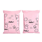 100PCS Lovely Baby Pink Poly Mailer Adhesive Envelope Shipping Bags DIY Bra Skirt Shoe Box Toys Present Gift Packaging Pouches