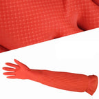 45/56cm Latex Long Gloves Aquarium Fish Tank Industrial Thick Protective Gauntlets Waterproof Rubber Latex Dishwashing Gloves