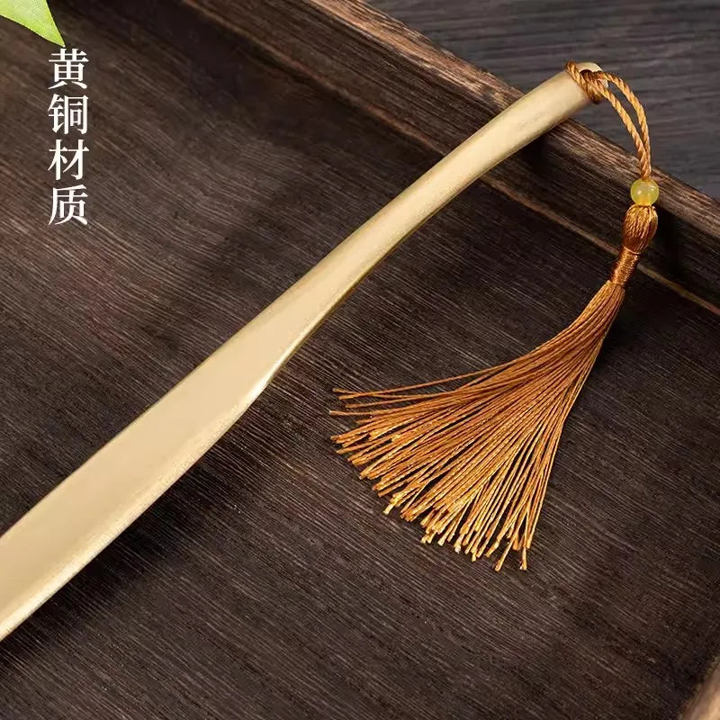 Vintage Brass Xuan Paper Cutter Rice Paper Calligraphy Painting Supplies Creative Envelope Opener Letter Opener