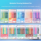 105Color Hand Account Gel Pen Languo Morandi Retro Pen Large-Capacity Color Handbook Pen For Student Painting Graffiti Writting