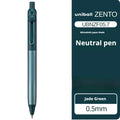 Japanese uni-ball ZENTO Gel Ink Pen Limited Flow Model Metal Push Ultra-Smooth Writing 0.38/0.5mm Signing for Students Business