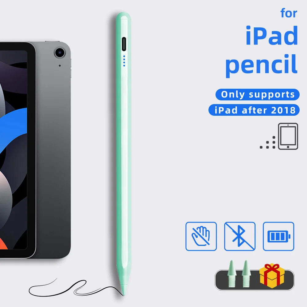 Stylus Pen for Apple IPad for IPad Pencil Accessories 2025 A16 10th 11th Gen Pro Air Mini Palm Rejection Power Display Stylus