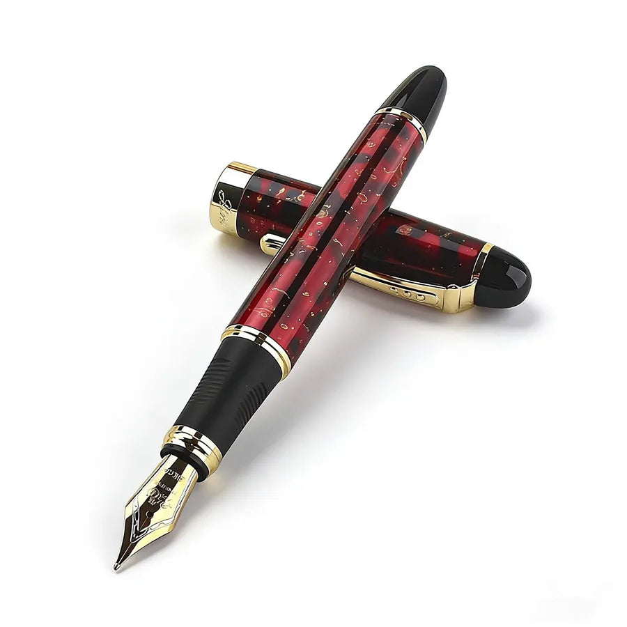 Jinhao X750 Classic Style Silver Clip Metal Fountain Pen 0.5 mm Nib Steel Ink Pens for Gift Office Supplies School Supplies
