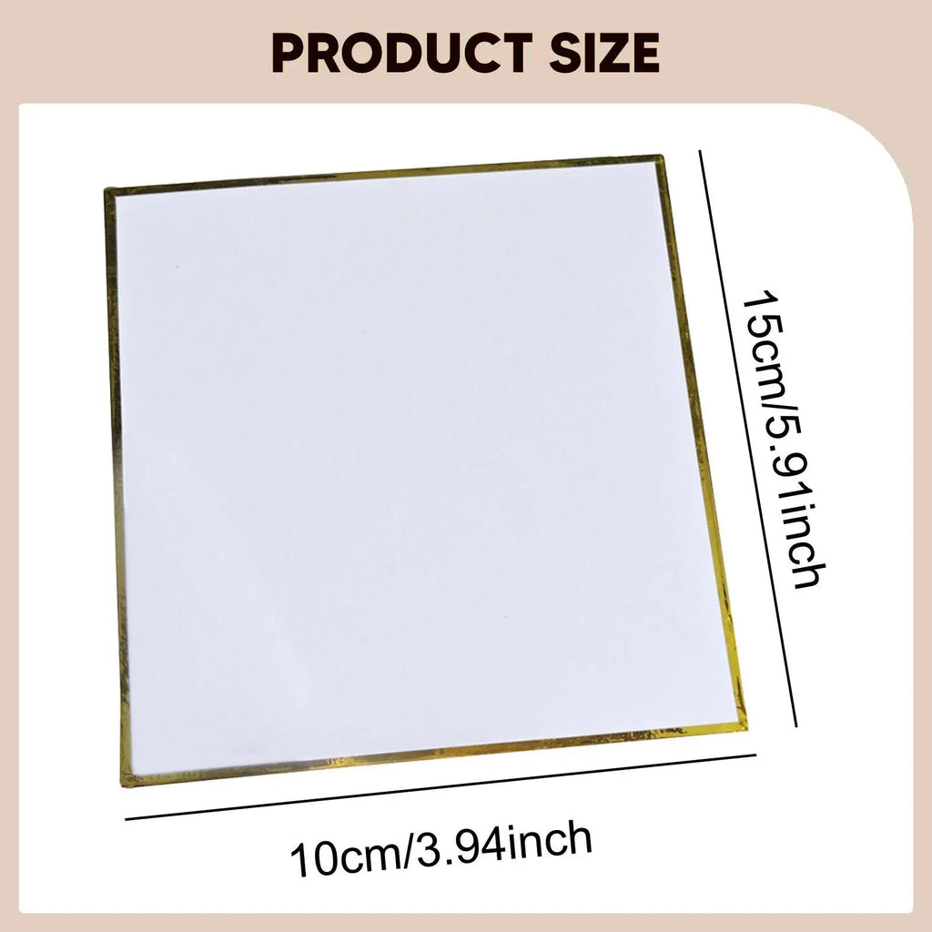 10Pcs Shikishi Boards Rectangular Artist Signature Boards Washi Paper for Autographs