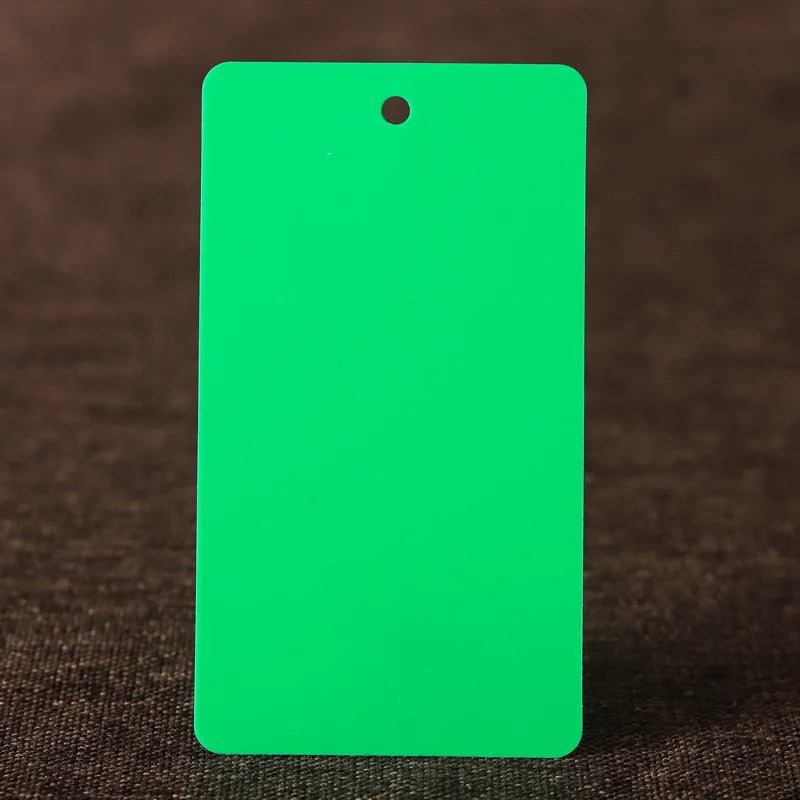 100 pcs 5X9 cm Stock Blank PVC Square Hang Tag/Price Tag/Colorful Waterproof Plastic Tag/Clothing Tag/DIY Gift Tag