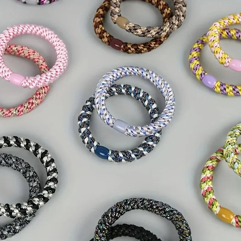 15pcs/box High Elastic Hair Rubber Bands For Women Black Hair Tie Girls Ponytail Holder Hair Rope Hairbands hair accessories