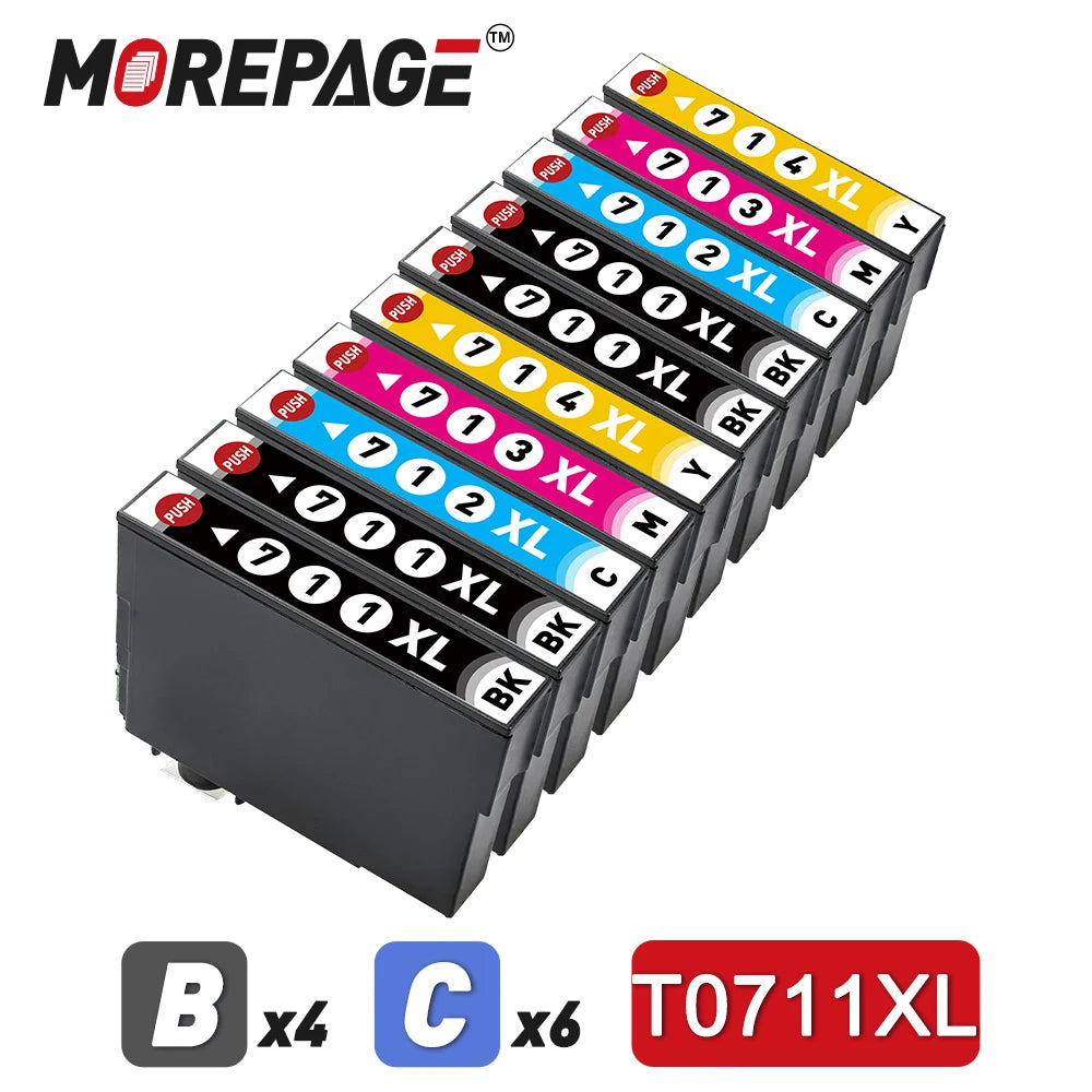 T0711 T0714 XL Ink Cartridge Compatible For Epson Stylus SX110 SX215 SX218 SX400 SX405 SX410 SX415 SX510W SX515W DX7400 Printer