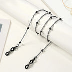 Fashion Reading Glasses Chain Pearl Flower Glasses Hanging Rope Anti-Lost Eyewear Mask Lanyard Women Sunglasses Glasses Chain