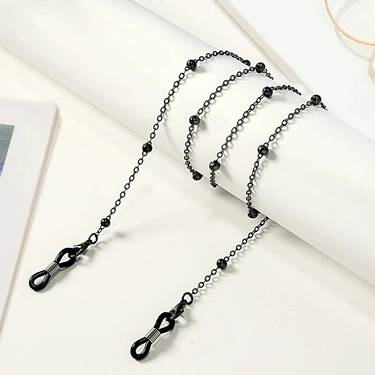 Fashion Reading Glasses Chain Pearl Flower Glasses Hanging Rope Anti-Lost Eyewear Mask Lanyard Women Sunglasses Glasses Chain