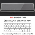 Acrylic Mechanical Keyboard Dust Cover New Mechanical Gaming Keyboard 104 Keys Mouse Protection Transparent Cover