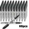 60pcs Fine Point Permanent Markers Pens, Perfect for Classroom, Office, Durable and Long-Lasting. No Suitable for Whiteboard